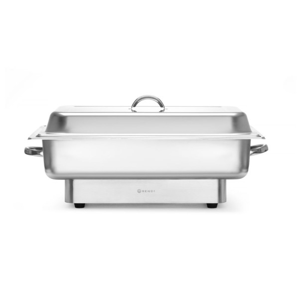 Elektromos Pollina Chafing edény, HENDI, Profi Line, 9L, Ezüst, 230V/900W, 587x440x(H)273mm 204900