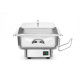 Elektromos Pollina Chafing edény, HENDI, Profi Line, 9L, Ezüst, 230V/900W, 587x440x(H)273mm 204900