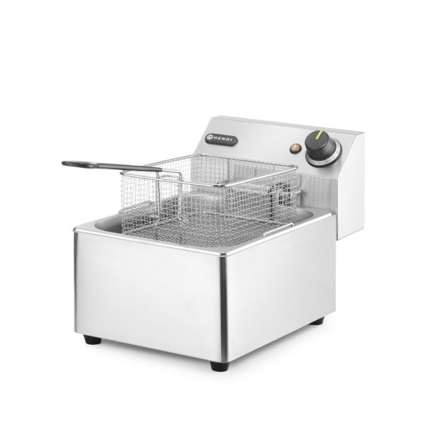 Olajsütő Kitchen Line - 6L, HENDI, Kitchen Termékcsalád, 6L, 230V/3300W, 269x430x(H)300mm 205815