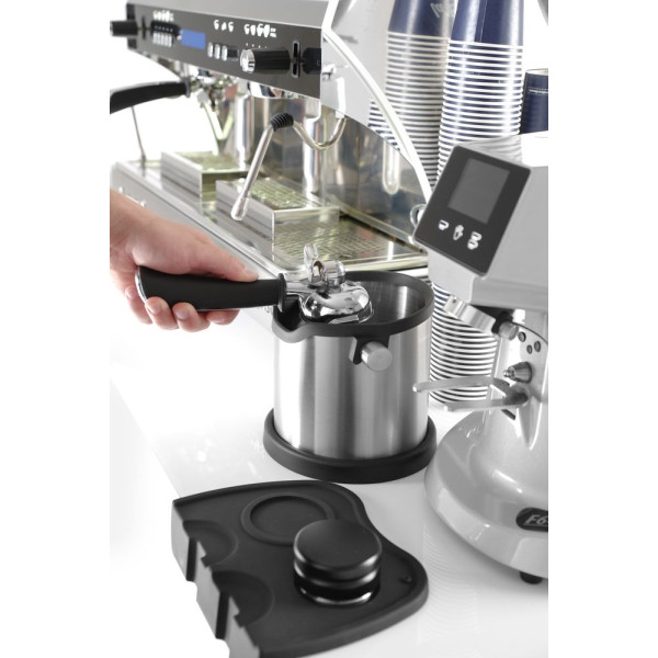 Kerek zacc kiütő doboz, HENDI, 153x185x(H)165mm 208618