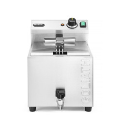 HENDI GOLIATH olajsütő leeresztő csappal, HENDI, 10L, 400V/10200W, 300x585x(H)392mm 209431