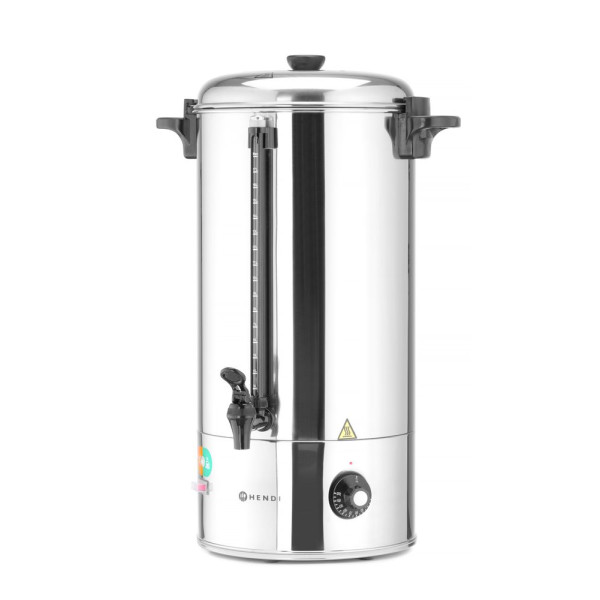 Ital melegentartó termosz, HENDI, 9L, Ezüst, 230V/2200W, 340x227x(H)468mm 209882