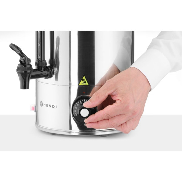 Ital melegentartó termosz, HENDI, 18L, 230V/2200W, 387x275x(H)595mm 209899