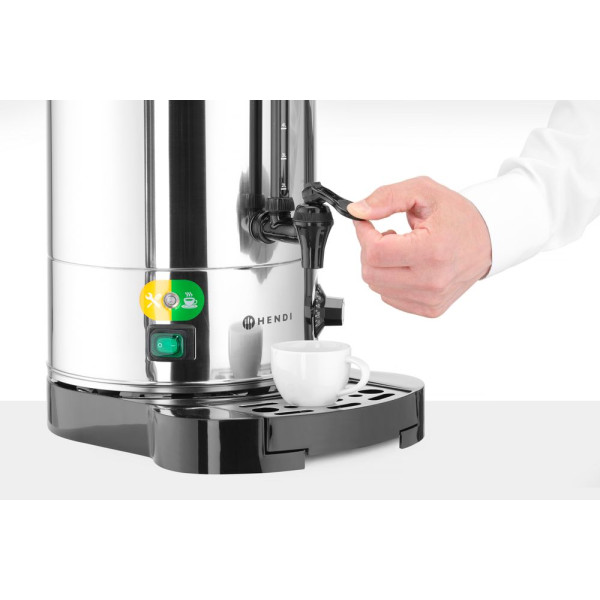Ital melegentartó duplafalú, HENDI, 9L, 230V/2200W, 322x390x(H)522mm 211403