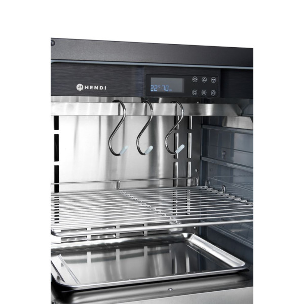 Húsöregedő szekrény, pult alatti, HENDI, 98L, 220-240V/170W, 595x620x(H)830mm 221426