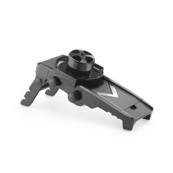 Mandolin V-típusú, HENDI, Fekete, 130x335x(H)75mm 222614