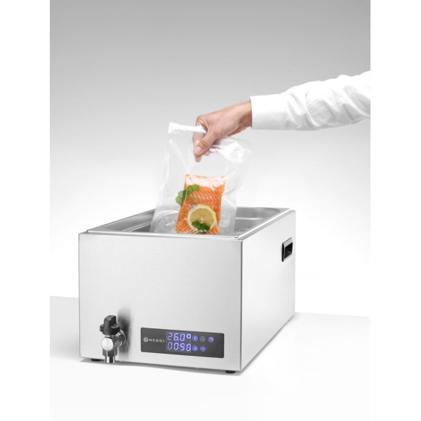 Sous vide készülék GN 1/1, HENDI, 20L, 230V/600W, 350x680x(H)275mm 225448
