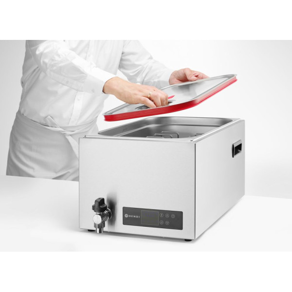 Sous vide készülék GN 1/1, HENDI, 20L, 230V/600W, 350x680x(H)275mm 225448