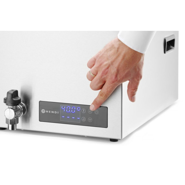 Sous vide készülék GN 1/1, HENDI, 20L, 230V/600W, 350x680x(H)275mm 225448