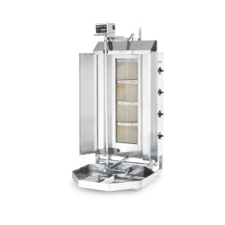 Gáz kebab grillsütő, HENDI, Profi Termékcsalád, 230V/16W, 13kW, 735x745x(H)1110mm 226001