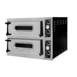 Pizzasütő BASIC 44, HENDI, 2 kamra, 400V/9400W, 975x930x(H)742mm 226698