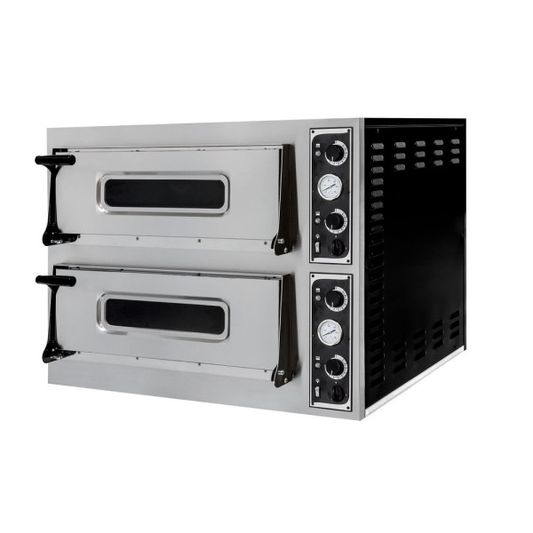 Pizzasütő BASIC 44, HENDI, 2 kamra, 400V/9400W, 975x930x(H)742mm 226698