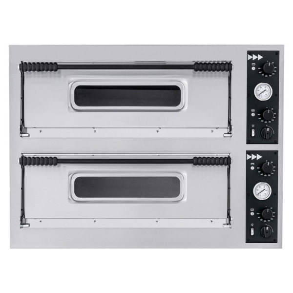 Pizzasütő ALAP XXL 66, HENDI, 2 kamra, 400V/18000W, 1365x955x(H)745mm 226995