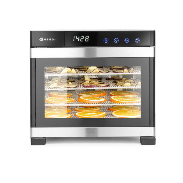 Aszalógép, HENDI, Profi Line, 6 tálca, 230V/650W, 342x485x(H)309mm 229033