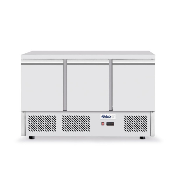 Háromajtós hűtött munkaasztal Kitchen Termékcsalád 380L, Arktic, 230V/220W, 1375x700x(H)890mm 232026