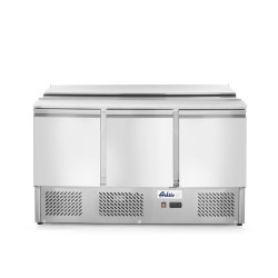 Háromajtós salátahűtő pult 380L, Arktic, 230V/310W, 1390x702x(H)888mm 232811