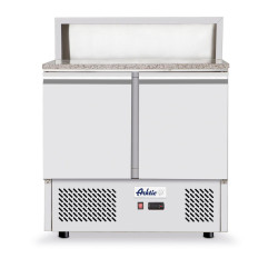 Kétajtós pizza munkaasztal 300L, Arktic, 230V/310W, 900x700x(H)1110mm 232859