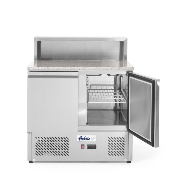 Kétajtós pizza munkaasztal 300L, Arktic, 230V/310W, 900x700x(H)1110mm 232859