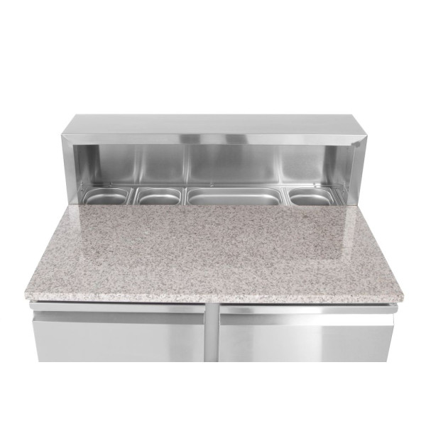 Kétajtós pizza munkaasztal 300L, Arktic, 230V/310W, 900x700x(H)1110mm 232859