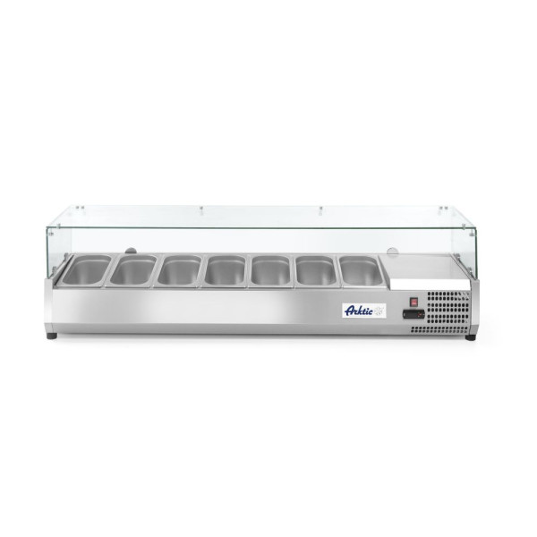 Pultra helyezhető feltéthűtő GN 1/3, Arktic, 4x GN 1/3, 230V/180W, 1208x400x(H)456mm 232965