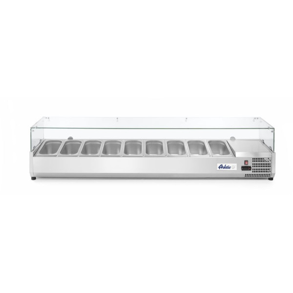 Pultra helyezhető feltéthűtő GN 1/3, Arktic, 6x GN 1/3, 230V/180W, 1405x420x(H)456mm 232972