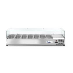 Pultra helyezhető feltéthűtő GN 1/3, Arktic, 7x GN 1/3, 230V/180W, 1605x420x(H)460mm 232989