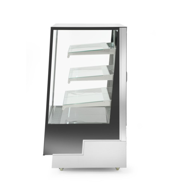 Bemutató vitrin 3 döntött polccal, Arktic, 300L, 230V/480W, 650x833x(H)1460mm 233306