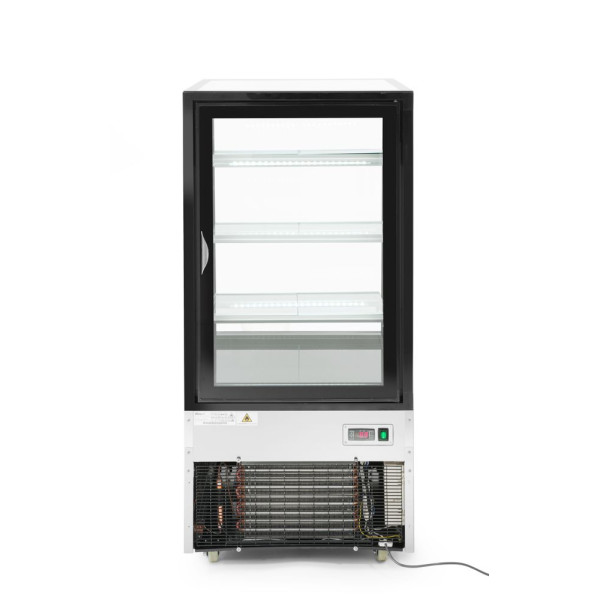 Bemutató vitrin 3 döntött polccal, Arktic, 300L, 230V/480W, 650x833x(H)1460mm 233306
