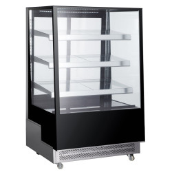Bemutató vitrin 3 döntött polccal, Arktic, 500L, 230V/490W, 900x833x(H)1460mm 233443