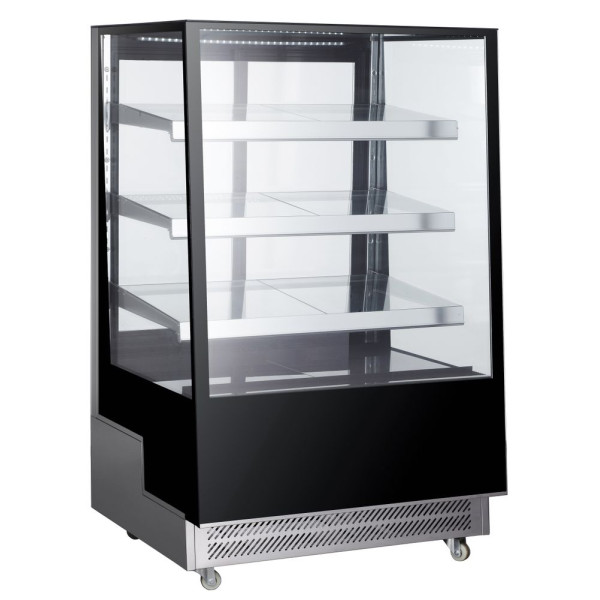 Bemutató vitrin 3 döntött polccal, Arktic, 500L, 230V/490W, 900x833x(H)1460mm 233443