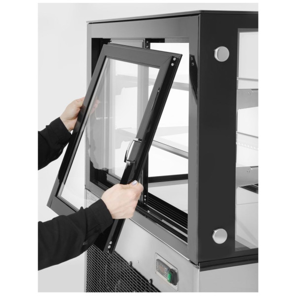 Bemutató vitrin 2 polccal, Arktic, 410L, 230V/490W, 1224x677x(H)1230mm 233450