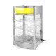 Pultra helyezhető melegentartó vitrin, HENDI, 97 liter, 230V/800W, 460x467x(H)785mm 233740