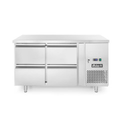 Négy fiókos hűtött munkaasztal Profi Termékcsalád 280L, Arktic, Profi Line, 230V/250W, 1360x700x(H)858mm 233764