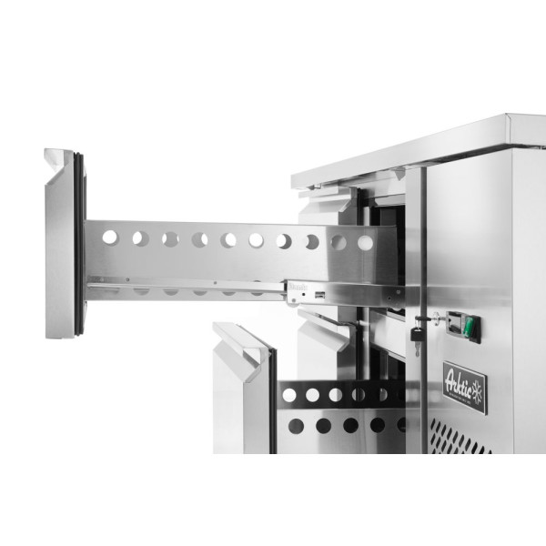 Négy fiókos hűtött munkaasztal Profi Termékcsalád 280L, Arktic, Profi Line, 230V/250W, 1360x700x(H)858mm 233764