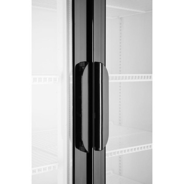 Hátulról megvilágított panellel rendelkező hűtőszekrény, kétajtós, Arktic, 512L, Fekete, 220-240V/510W, 1120x585x(H)1900mm 233795