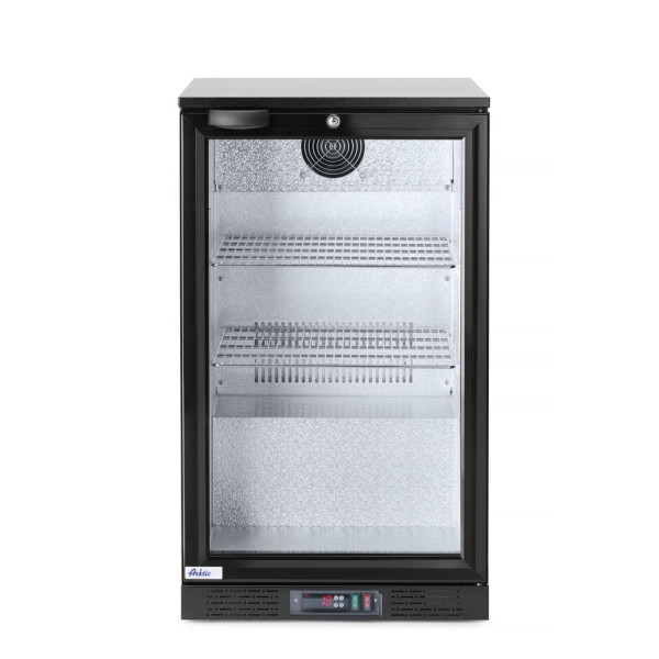 Egyajtós, pult alá helyezhető bárhűtő, italok hűtésére., Arktic, 86L, Fekete, 220-240V/120W, 500x530x(H)865mm 233900