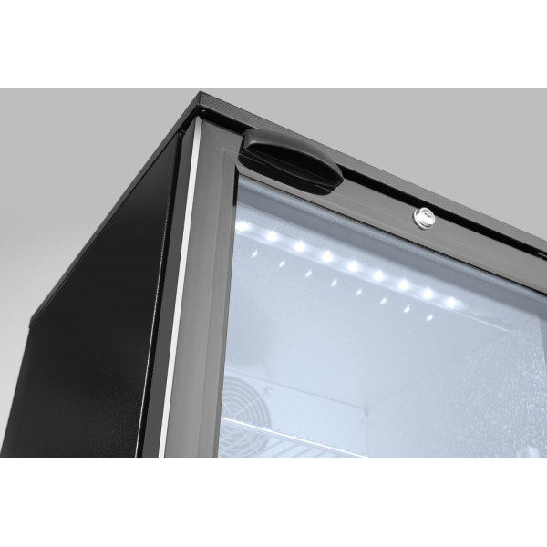 Egyajtós, pult alá helyezhető bárhűtő, italok hűtésére., Arktic, 86L, Fekete, 220-240V/120W, 500x530x(H)865mm 233900