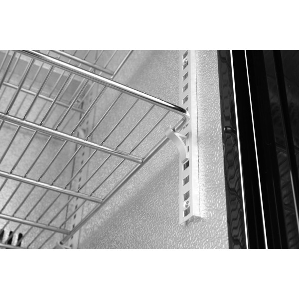 Egyajtós, pult alá helyezhető bárhűtő, italok hűtésére., Arktic, 86L, Fekete, 220-240V/120W, 500x530x(H)865mm 233900