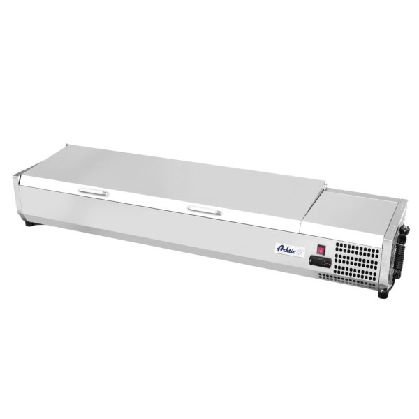 Pultra helyezhető feltéthűtő GN 1/3, Arktic, 8x GN 1/3, 230V/180W, 1805x420x(H)630mm 233986