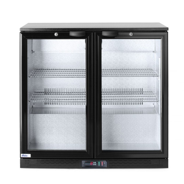 Kétajtós hátsó hűtő, Arktic, 158L, Fekete, 220-240V/160W, 900x530x(H)870mm 235829