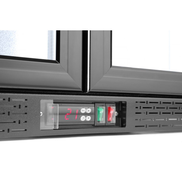 Kétajtós hátsó hűtő, Arktic, 158L, Fekete, 220-240V/160W, 900x530x(H)870mm 235829