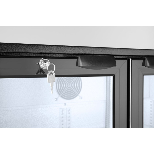 Kétajtós hátsó hűtő, Arktic, 158L, Fekete, 220-240V/160W, 900x530x(H)870mm 235829