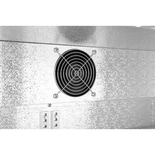 Hátsó hűtőrúd három tolóajtóval, Arktic, 254L, Fekete, 220-240V/160W, 1350x520x(H)865mm 235836