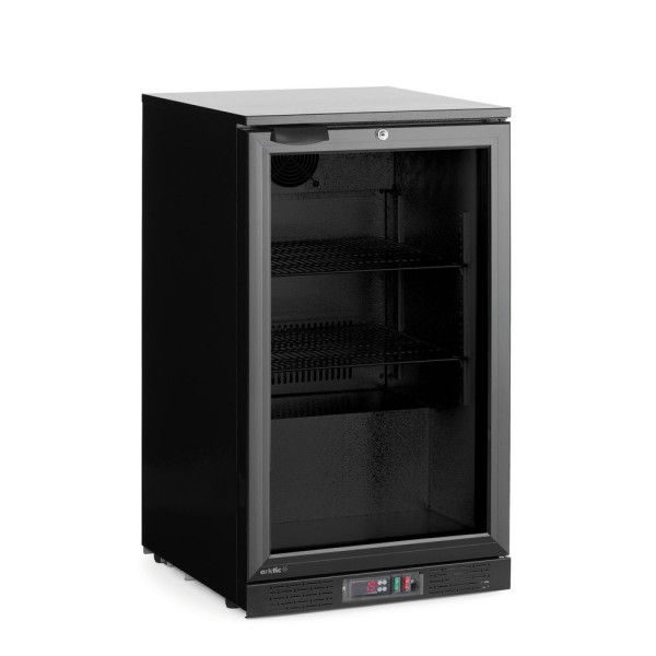 Egyajtós, pult alá helyezhető bárhűtő, italok hűtésére., Arktic, 86L, Fekete, 220-240V/120W, 500x530x(H)870mm 236871