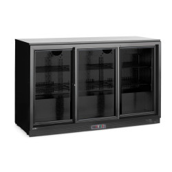 Hátsó hűtőrúd három tolóajtóval, Arktic, 308L, Fekete, 220-240V/160W, 1350x520x(H)865mm 236901