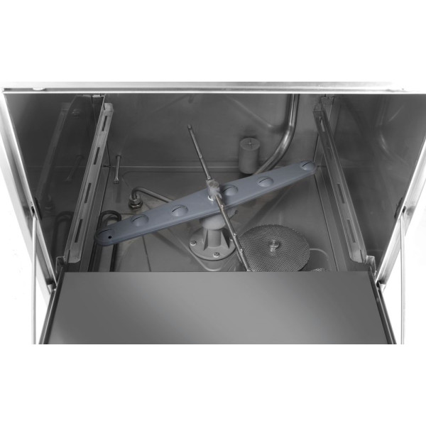 Pohár mosogatógép 50x50 - elektronikus vezérlés, HENDI, 230V/3600W, 570x600x(H)830mm 237540