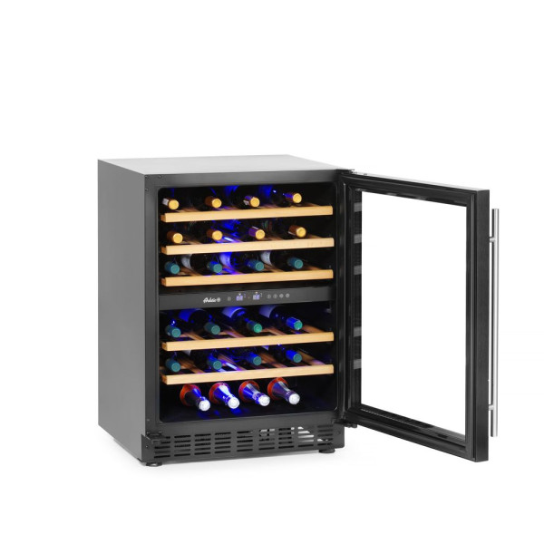 Borhűtő, 2-zónás, 46 palack, Arktic, 133L, 220-240V/90W, 595x646x(H)830mm 237588