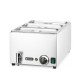 Bain-marie vízfürdős melegentartó leeresztő csappal Ranger, HENDI, GN 1/1, 230V/1000W, 605x332x(H)242mm 238868