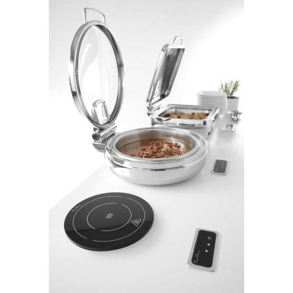 Indukciós főzőlap 800W, Fine Dine, Fekete, 230V/800W, ⌀245x(H)80mm 239193