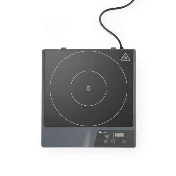 Indukciós főzőlap 1800 modell, HENDI, Kitchen Termékcsalád, 230V/1800W, 319x355x(H)67mm 239209